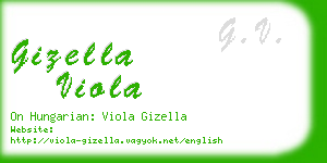 gizella viola business card